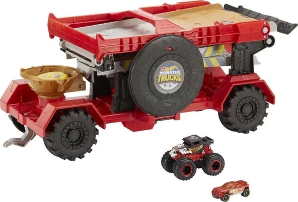 ​​Hot Wheels Monster Trucks Die-Cast Oyuncak Araba Race & Go Oyun Seti