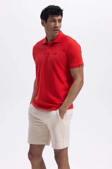 Ellesse Erkek Polo Yaka Kırmızı Tişört EM460 - 5