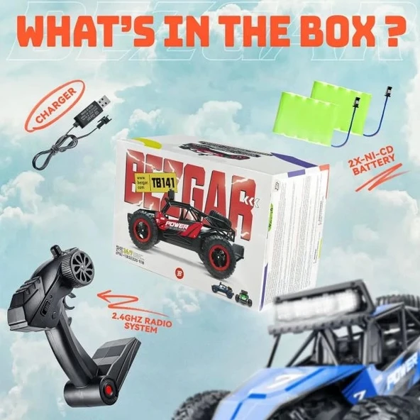 BEZGAR TB141 RC Araba - 6
