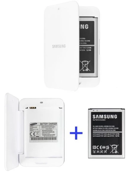 OUTLET- Samsung i9192 i9190 Galaxy S4 Mini Orjinal Batarya Şarj Aleti + Pil Batarya - Resim 4