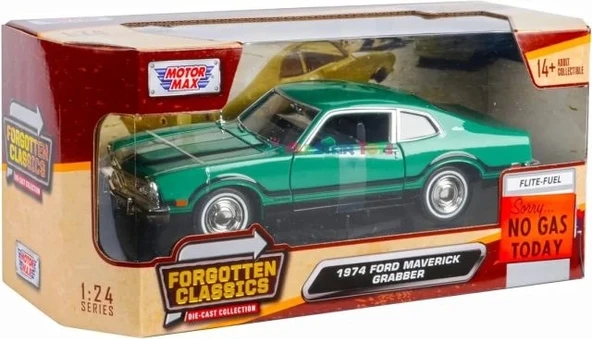 Motormax 1974 Ford Maverick Grabber Pres Döküm Model Araba - 7