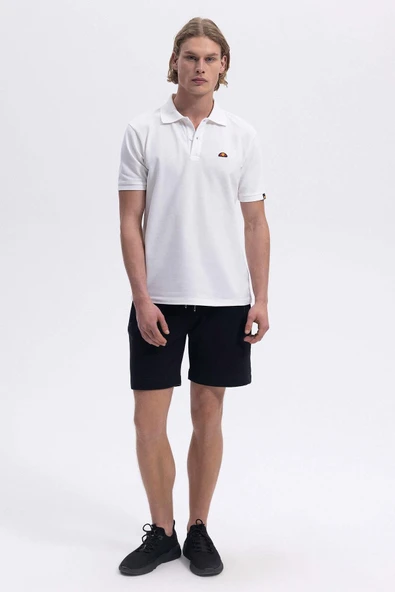 Ellesse Erkek Polo Yaka Beyaz Tişört EM460 - 5
