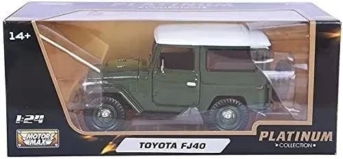 Motormax 79323gr Toyota FJ40 Yeşil 1-24 Pres Döküm Model Araba - 6