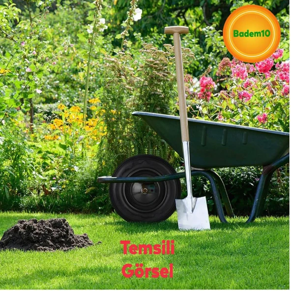 El Arabası Yük Taşıma Tekeri Bilyeli Rulmanlı Havalı Dubleks 350x70 mm Çelik Jant Tekerlek - Resim 3