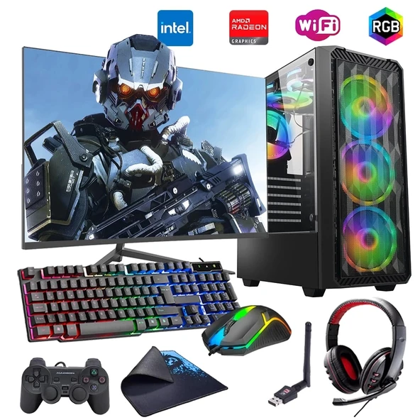 İ7 12700F 16GB DDR4 1TB m2 8GB RX580 27" 165Hz Monitörlü Oyun Bilgisayarı (Gaming SET) ürün görseli