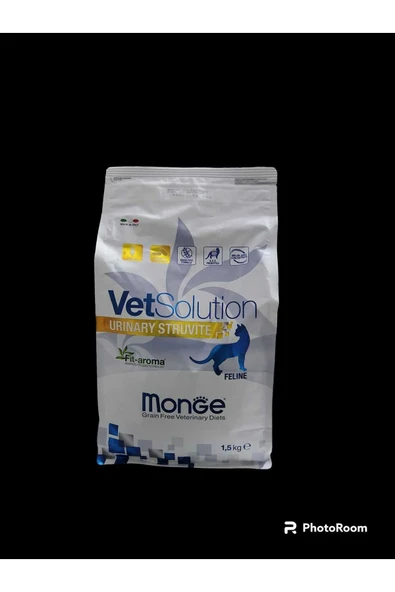 Monge kısırlaştırılmış Kediler Urinary Struvite Kırıstalleşmeyi önler Tahılsız Somon ve tavuklu Mama1,5kg