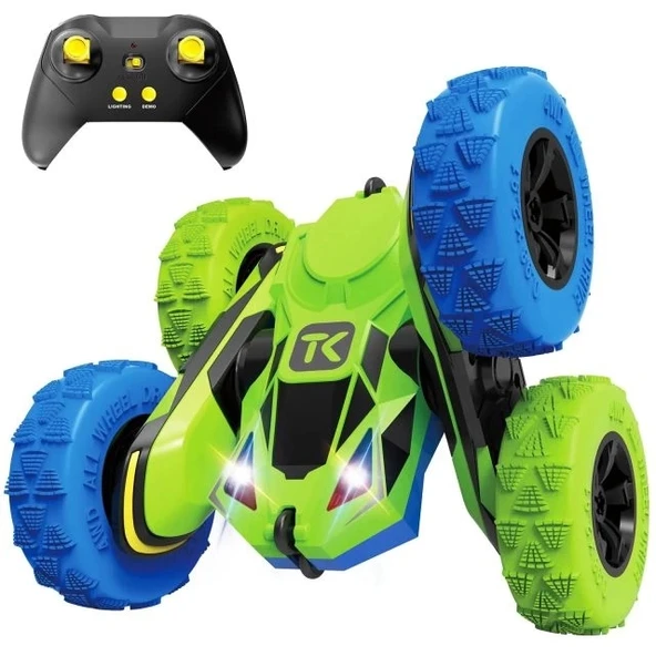 Threeking Uzaktan Kumandalı Araba Green+blue