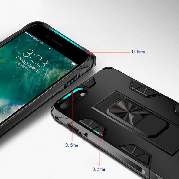 Apple iPhone 6 Plus Kılıf Zore Volve Kapak - 7