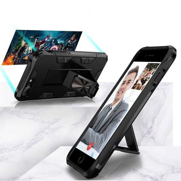 Apple iPhone 6 Plus Kılıf Zore Volve Kapak - 10