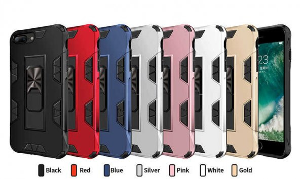 Apple iPhone 6 Plus Kılıf Zore Volve Kapak - 12