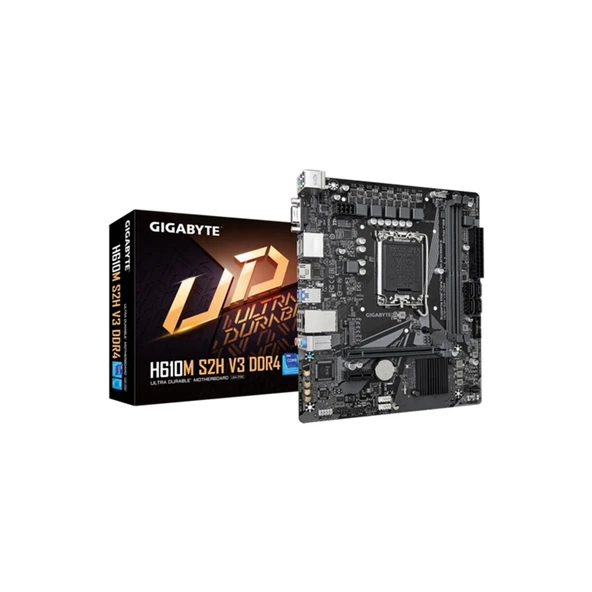 Gigabyte H610M-S2H-V3 Intel LGA1700 DDR4 Micro ATX Anakart