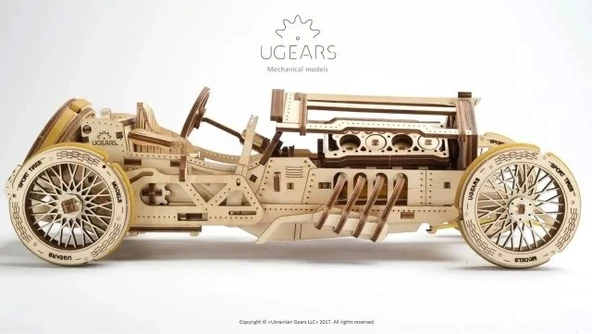 Ugears Mekanik Modeller 3 Boyutlu Ahşap Puzzle - 3