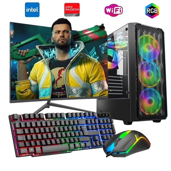 İ7 12700F 16GB DDR4 1TB m2 8GB RX580 27" 165Hz Monitörlü Oyun Bilgisayarı ürün görseli