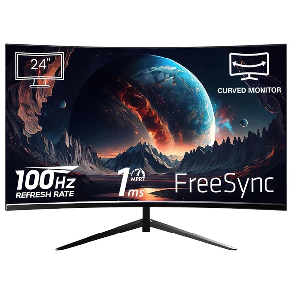 i5 14400F 16GB DDR4 1TB m2 8GB RX580 24" Monitörlü Oyun Bilgisayarı - Resim 3