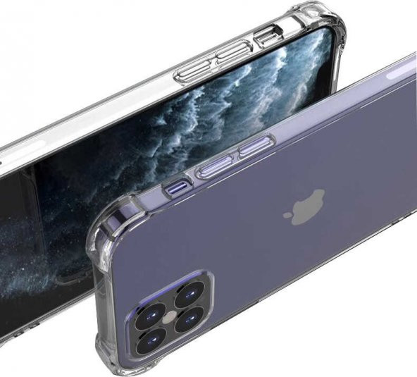 Apple iPhone 12 Pro Kılıf Zore Nitro Anti Shock Silikon - 2