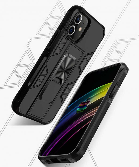Apple iPhone 12 Mini Kılıf Zore Volve Kapak - 2