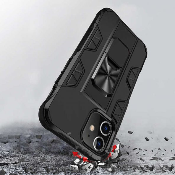 Apple iPhone 12 Mini Kılıf Zore Volve Kapak - 8
