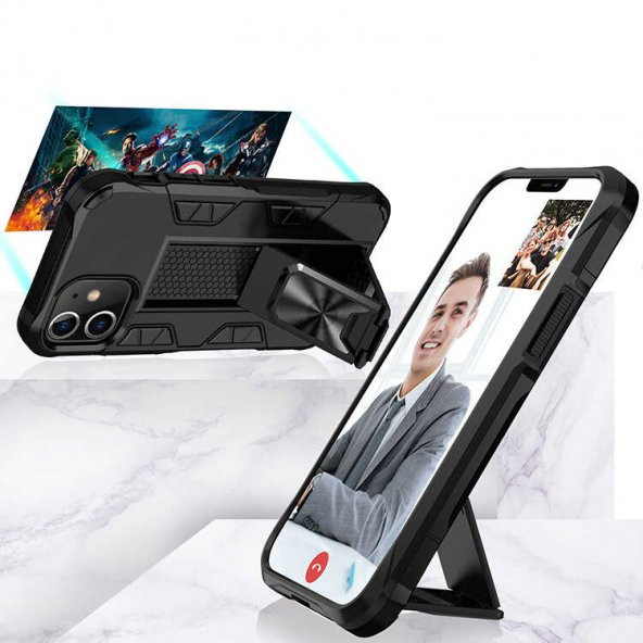 Apple iPhone 12 Mini Kılıf Zore Volve Kapak - 9