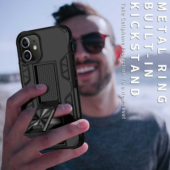 Apple iPhone 12 Mini Kılıf Zore Volve Kapak - 11
