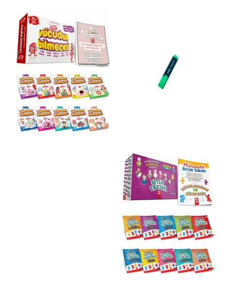 3 ve 4. Sınıflar İçin Vücudun Bilmecesi ve Beyin Takımı Hikaye Seti