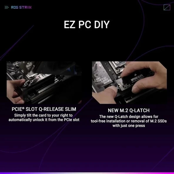 Asus Rog Strıx X670e-I Gamıng Wıfı-6e Ddr5 Hdmı Pcıe 5.0 Am5 Mıtx Anakart - 6