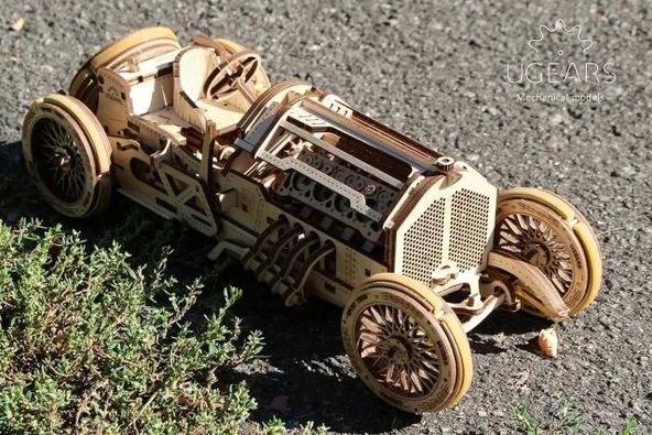 Ugears Mekanik Modeller 3 Boyutlu Ahşap Puzzle - 7