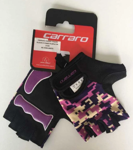 Carraro KISA PARMAK ELDİVEN ÇOCUK 8 YAŞ CR-2133 - MOR