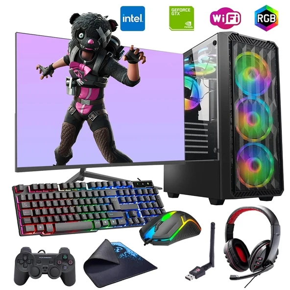 i5 13400F 16GB DDR4 1TB m2 4GB GTX1650 24" Monitörlü Oyun Bilgisayarı (Gaming SET) ürün görseli