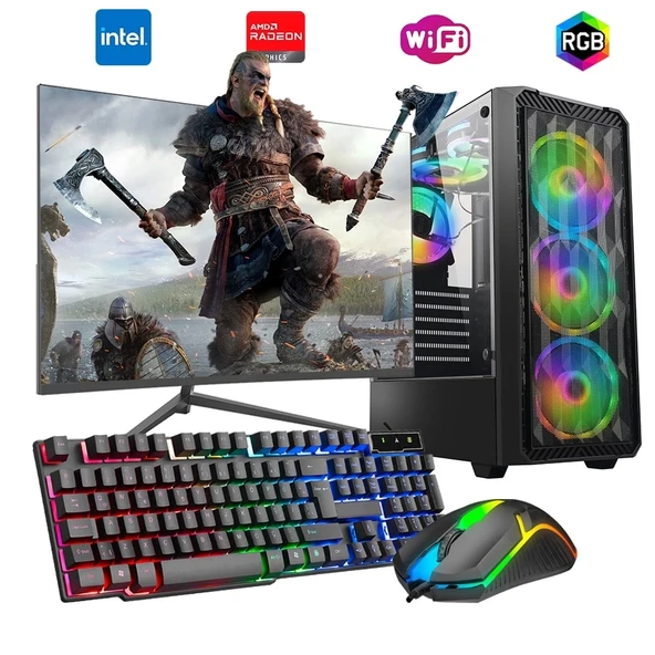 i5 13400F 16GB DDR4 1TB m2 8GB RX580 27" 165Hz Monitörlü Oyun Bilgisayarı ürün görseli