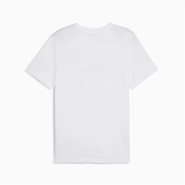 Puma Ess No.1 Logo Tee Erkek Beyaz Spor Tişört - 682532 02 - 5