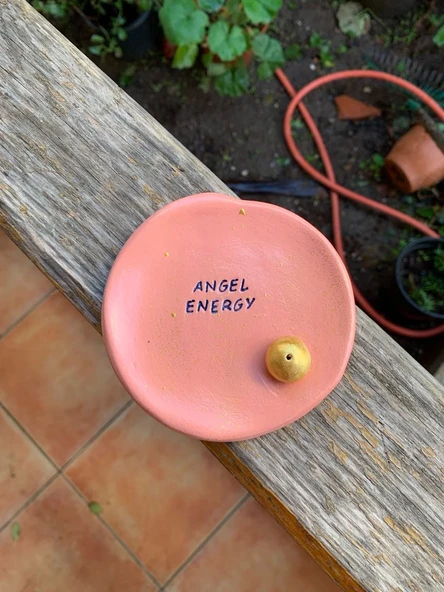 El Yapımı Seramik Tütsülük Angel Energy - 2