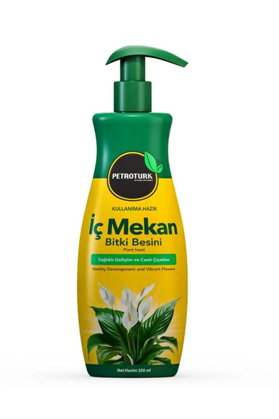 Petroturk İç Mekan Sıvı Bitki Besini Kullanıma Hazır – Sağlıklı Büyüme Ve Canlı Yapraklar 250Ml