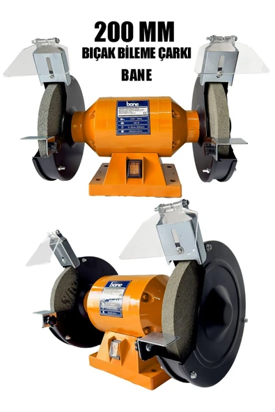 Profesyonel 350 W Çark Motoru Zımpara Balta Bıçak Bileme Makinesi Tas Motoru Taslama 200 Mm
