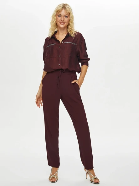 Faik Sönmez Minimalist Midi Kadın Pantolon - Günlük & Şık - 2