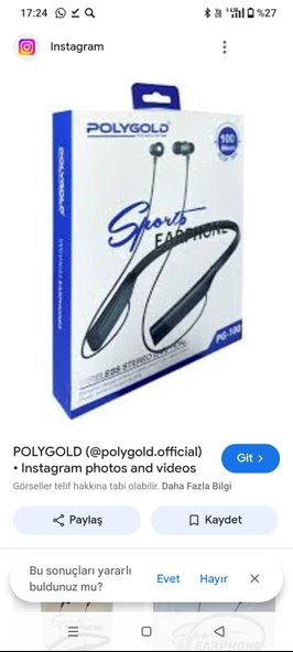 PolygoldPolygold PG-100 Boyun Bantlı Bluetooth Kulaklık