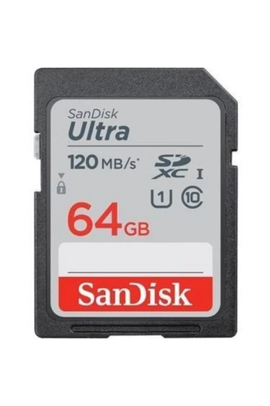 SanDisk 64gb Sd Ultra 120mb/s Sdxc Hafıza Kartı Sdsdun4-064g-gn6ın