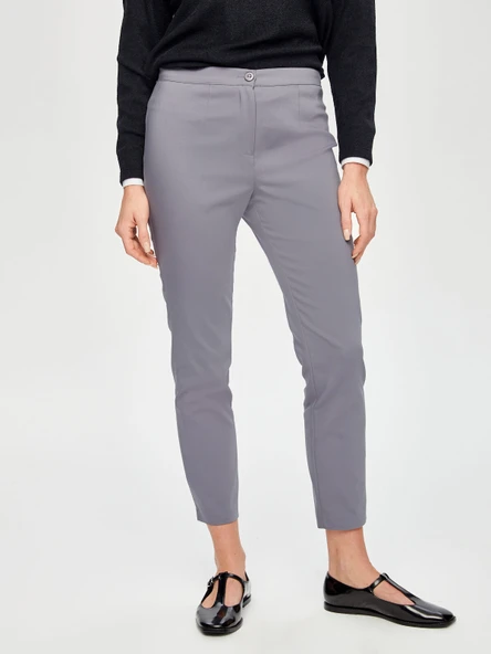 Faik Sönmez Minimalist Yüksek Bel 7/8 Kadın Pantolon - Modern ve Şık - 9