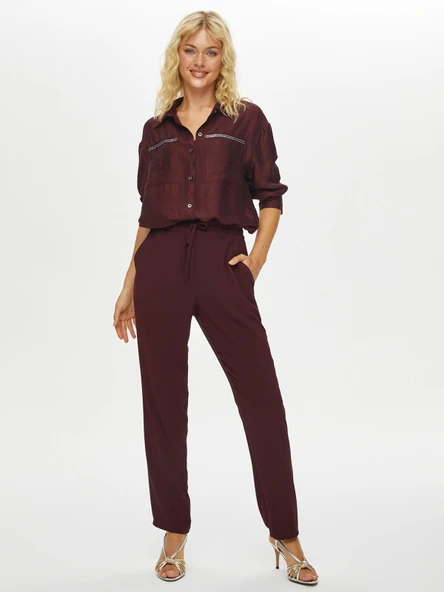 Faik Sönmez Minimalist Midi Kadın Pantolon - Günlük & Şık