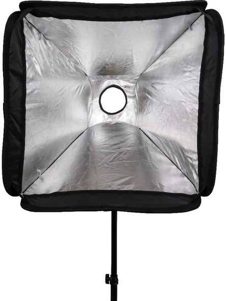 HLYPRO 40x40 Tepe Flaşı Adaptörlü Softbox - Resim 3