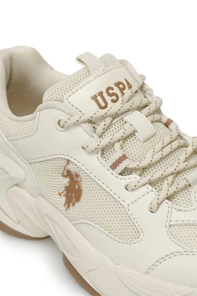 U.S.POLO ASSN MAYBE 5FX BEJ COMFORT CASUAL ANATOMİK SPOR AYAKKABISI - Resim 8