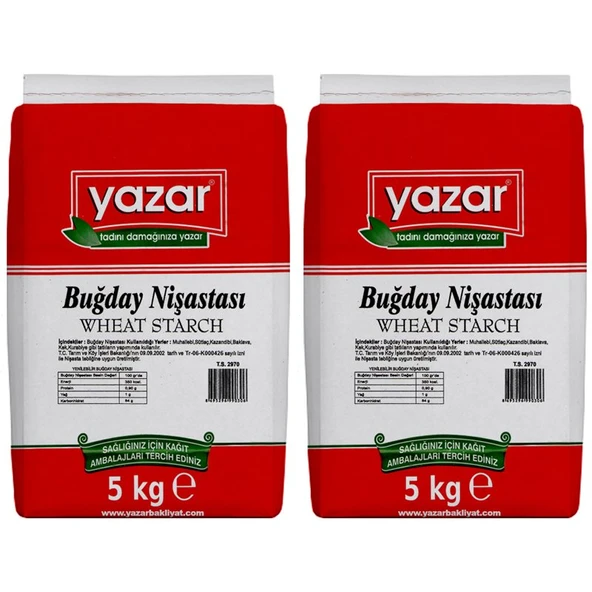 5 Kg x 2 Paket - Yazar Buğday Nişastası - 2