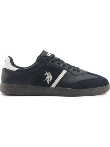 U.S.POLO ASSN SANDRO 5FX SİYAH COMFORT CASUAL ANATOMİK SPOR AYAKKABI - Resim 3