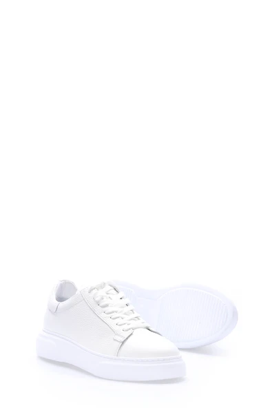 Hakiki Deri  Erkek Casual Ayakkabı 401MA777 - Resim 4