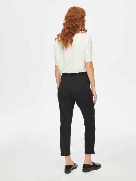 Faik Sönmez Minimalist Yüksek Bel 7/8 Kadın Pantolon - Modern Kesim - 4