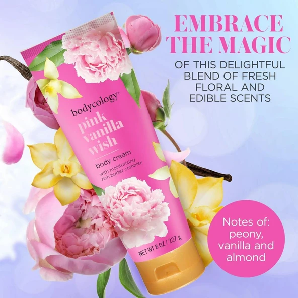 Bodycology Pink Wanilla Wish Vücut Kremi 227 g - 2