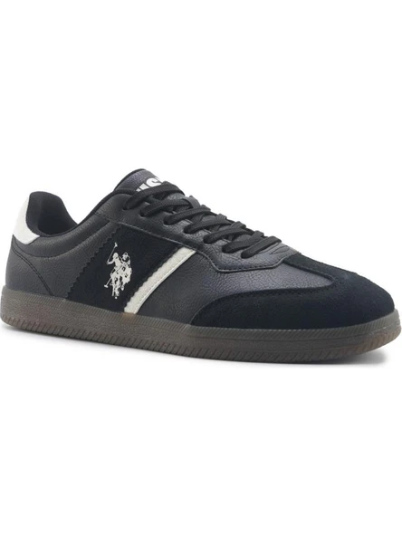 U.S.POLO ASSN SANDRO 5FX SİYAH COMFORT CASUAL ANATOMİK SPOR AYAKKABI - Resim 4