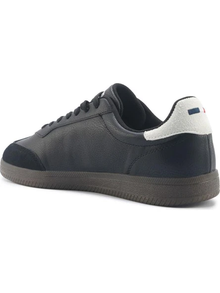 U.S.POLO ASSN SANDRO 5FX SİYAH COMFORT CASUAL ANATOMİK SPOR AYAKKABI - Resim 5