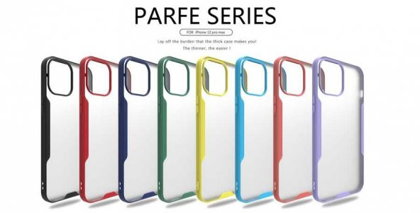 Apple iPhone 12 Mini Kılıf Zore Parfe Kapak - 2