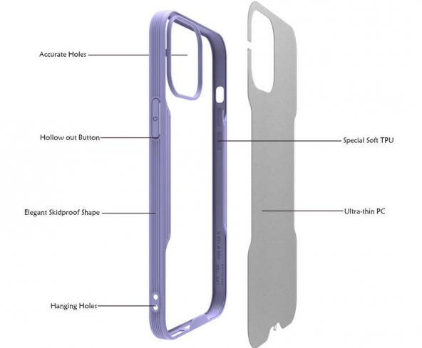 Apple iPhone 12 Mini Kılıf Zore Parfe Kapak - 3