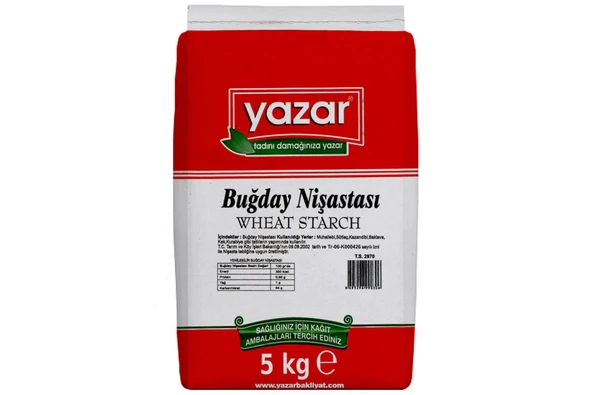 5 Kg- Yazar Buğday Nişastası